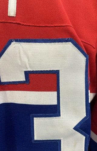 Patrick Roy Game Used 1986 Canadiens CCM Rookie Jersey Kinunen Scd Authentic