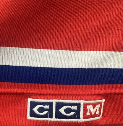 Patrick Roy Game Used 1986 Canadiens CCM Rookie Jersey Kinunen Scd Authentic