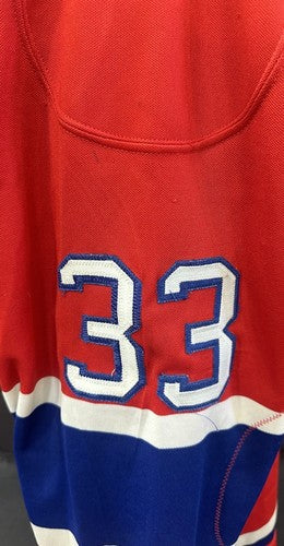Patrick Roy Game Used 1986 Canadiens CCM Rookie Jersey Kinunen Scd Authentic
