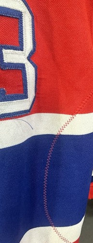 Patrick Roy Game Used 1986 Canadiens CCM Rookie Jersey Kinunen Scd Authentic