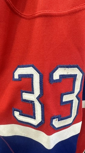 Patrick Roy Game Used 1986 Canadiens CCM Rookie Jersey Kinunen Scd Authentic