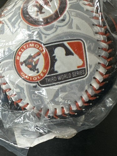 1983 Rawlings World Series Logo Baseball Baltimore Orioles 3 Time Champions New