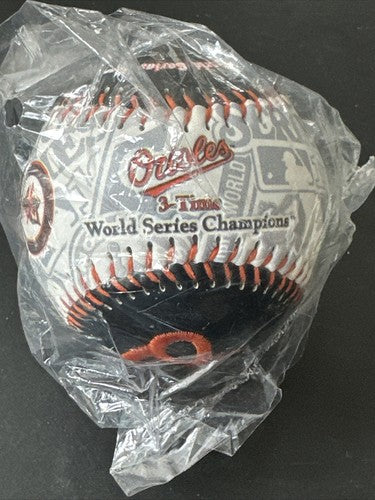 1983 Rawlings World Series Logo Baseball Baltimore Orioles 3 Time Champions New