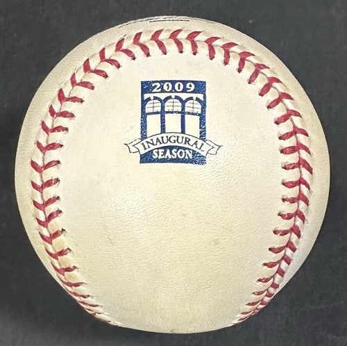 Mark Sanchez Signed 2009 Citi Field Inaugural Logo Baseball Rookie Auto Jets COA