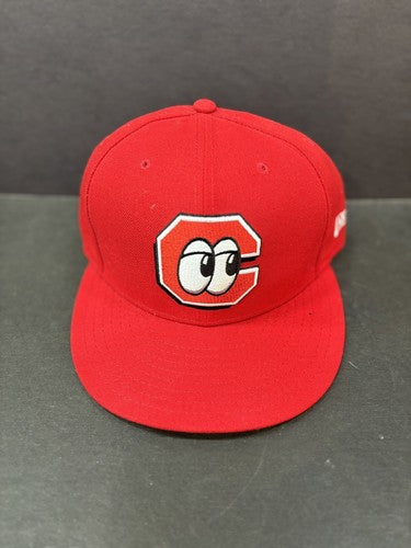 Chattanooga Lookouts Cincinnati Reds Minor League 7 1/8 Red New Era Home Hat