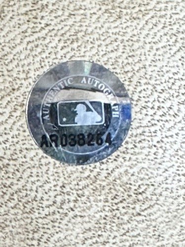Albert Pujols 1st Hit & Game Used 2001 Logo Baseball Rookie Cardinals Auto MLB