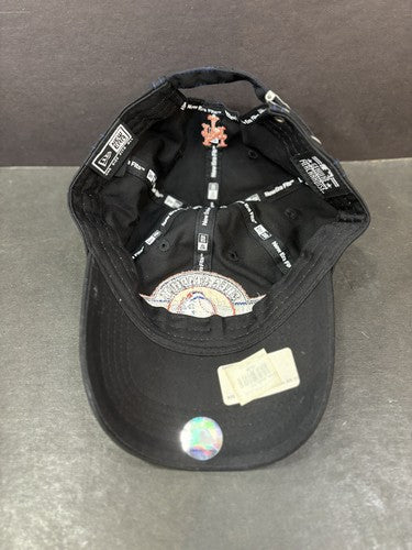 Mets 2008 Final Game Shea Stadium Black New Era One Size Adjustable Hat New NWT