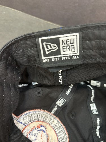 Mets 2008 Final Game Shea Stadium Black New Era One Size Adjustable Hat New NWT