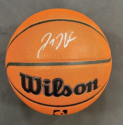 Donte Divincenzo Signed NBA Wilson I/O Basketball Ny Knicks Autograph BAS COA