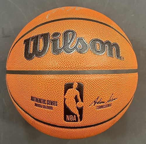 Donte Divincenzo Signed NBA Wilson I/O Basketball Ny Knicks Autograph BAS COA