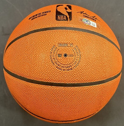 Donte Divincenzo Signed NBA Wilson I/O Basketball Ny Knicks Autograph BAS COA