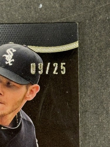 Chris Sale 2012 Topps Tier One On the Rise On Card Auto /25 White Sox Braves SSP