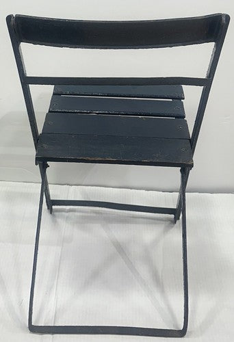 Ebbets Field 1913 Original Folding Box Seat Brooklyn Dodgers Chair W/ Gold Plate