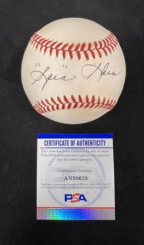 Spec Shea Signed Official AL Baseball Auto Bold Yankees PSA COA