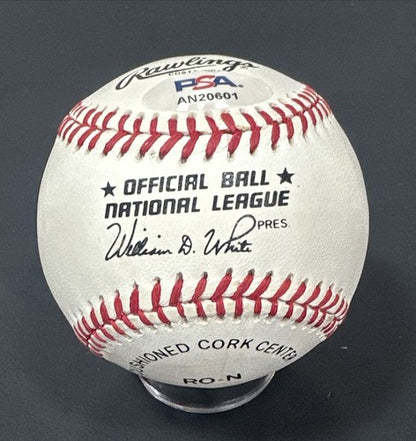 Stan Musial Signed Official NL Baseball Cardinals HoF Mint Auto Beauty PSA Coa