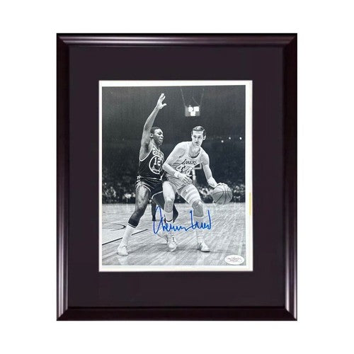 Jerry West Signed 8x10 Framed Photo Los Angeles Lakers Autograph JSA COA HOF