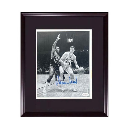 Jerry West Signed 8x10 Framed Photo Los Angeles Lakers Autograph JSA COA HOF