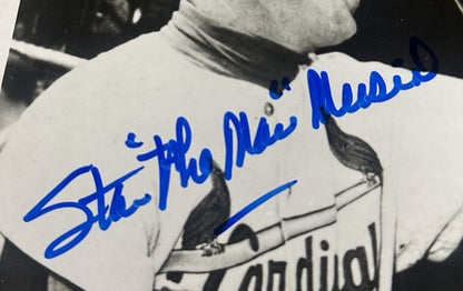 Stan Musial Duke Snider Signed 8x10 Framed Photo Cardinals Full Name Auto JSA