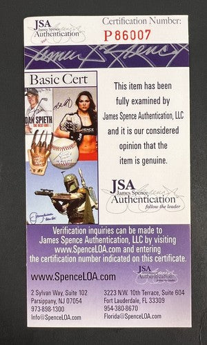 Jim Catfish Hunter Signed Baseball's Greatest Auto NY Yankees Mint HoF JSA COA