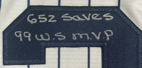 Mariano Rivera Yankees #42 Signed 6 Stat Jersey WS MVP HOF 2019 Auto Steiner COA