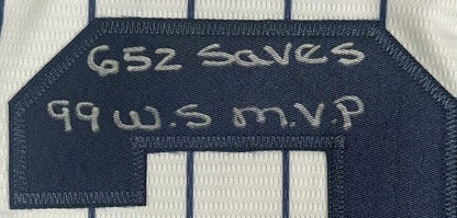 Mariano Rivera Yankees #42 Signed 6 Stat Jersey WS MVP HOF 2019 Auto Steiner COA