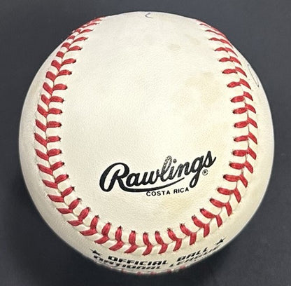 Sandy Koufax Nolan Ryan Bob Feller Signed NL Baseball No Hitter Auto PSA LOA HOF