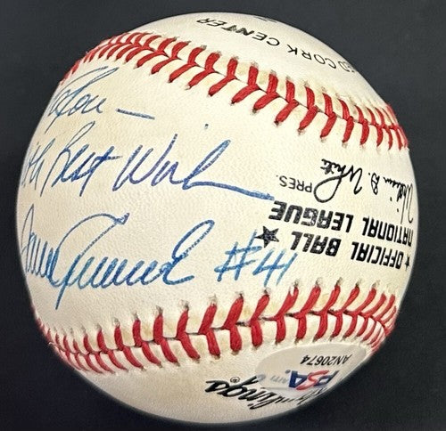 Tom Seaver Signed NL Baseball NY Mets To Lou Best Wishes #41 Mint Auto PSA HOF