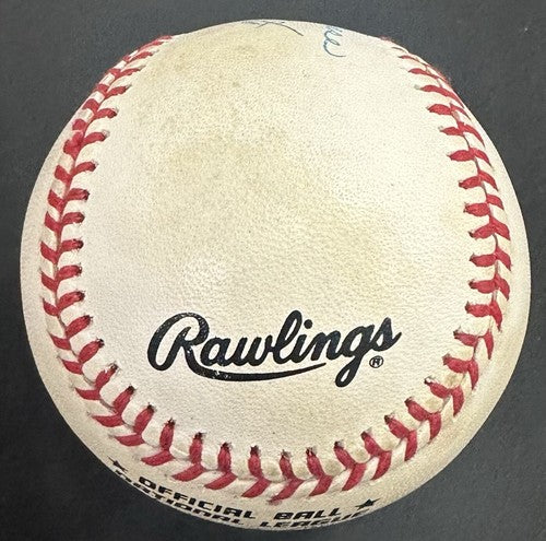 Pee Wee Reese Phil Rizzuto Al Dark Signed NL Baseball NY Shortstops Auto PSA HOF