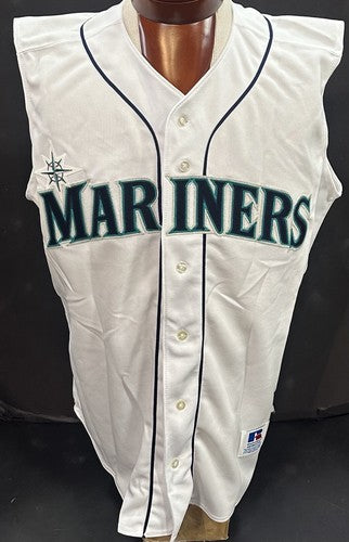 Ken Griffey Jr Signed Russell Authentic Mariners Vest Jersey 1999 Auto PSA HOF