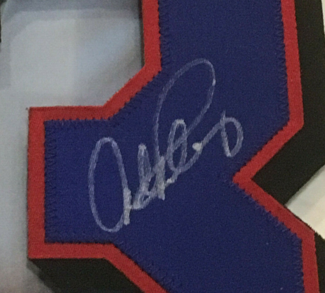 Alex Rodriguez Rangers signed #3 Jersey # photo framed autograph UDA COA Le /33