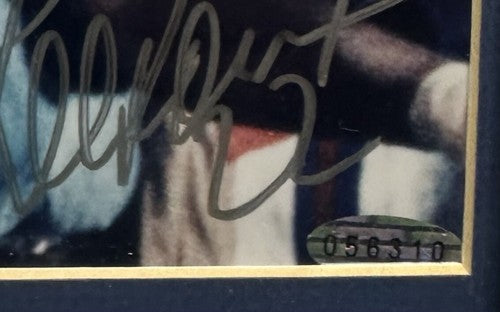 NY Giants 1990 Team Signed Super Bowl 16x20 Framed Photo 31 Auto Steiner Holo