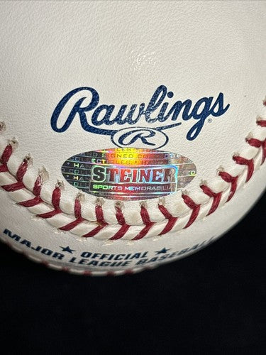 Ron Darling Official MLB Signed Autograph Baseball Mets Steiner Mint WS Champ