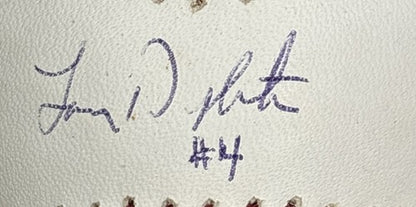 Lenny Dykstra Official MLB Signed Autograph Baseball Mets Steiner #4 WS Champ