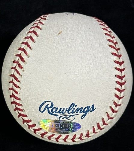 Lenny Dykstra Official MLB Signed Autograph Baseball Mets Steiner #4 WS Champ