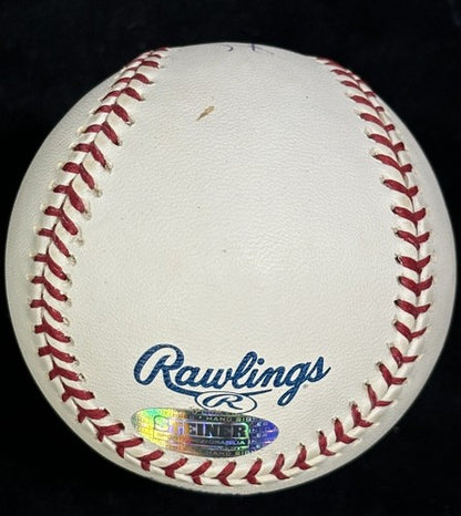 Lenny Dykstra Official MLB Signed Autograph Baseball Mets Steiner #4 WS Champ
