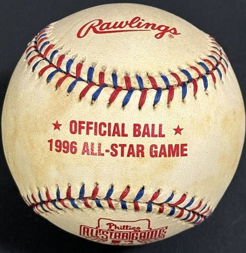 Frank Thomas Signed 1996 All Star Game Baseball W/Case Goldin COA White Sox Auto