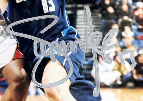 Steve Nash Signed 8x10 Photo Dallas Mavericks Vintage Full Autograph PSA COA HOF
