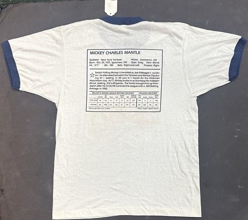 Mickey Mantle Signed Topps 1956 TC T-Shirt Jersey 1/1 Auto PSA HOF Yankees