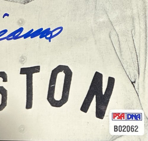 Ted Williams Signed 8x10 Framed 500 Home Run HR Photo MINT Auto Red Sox HOF PSA