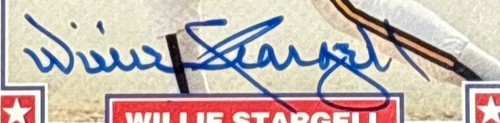 1993 Nabisco All-Star Willie Stargell Signed Card Mint Auto Mlb COA Pirates HOF