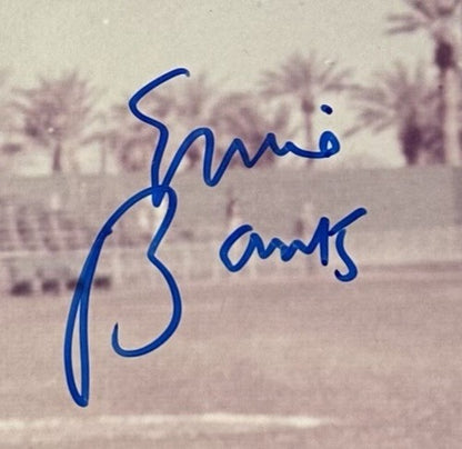 Ernie Banks Signed 8x10 Color Photo Chicago Cubs Bold Hof Autograph JSA COA