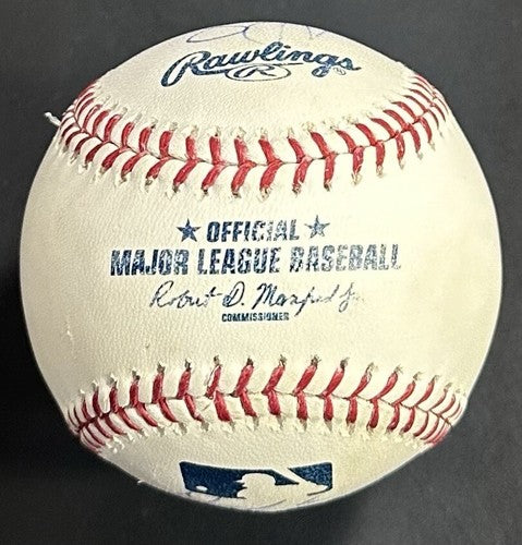 Albert Pujols Signed Official MLB Baseball LA Angels Scioscia 4 Auto PSA LOA