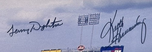 1986 Mets WS Shea Stadium Signed 16x20 Framed Photo Gary Carter 6 Auto Steiner