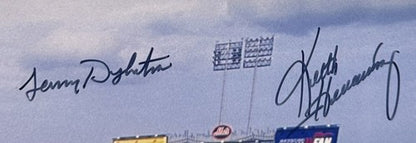 1986 Mets WS Shea Stadium Signed 16x20 Framed Photo Gary Carter 6 Auto Steiner