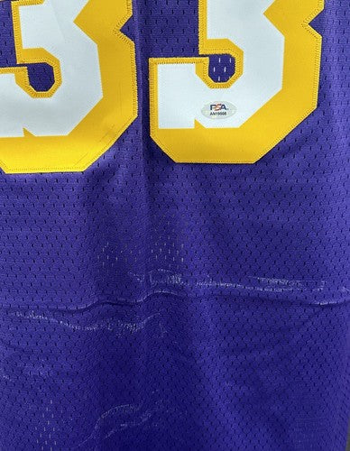 Kareem Abdul Jabbar Signed 1979-80 Adidas LA Lakers Jersey HOF Autograph PSA COA