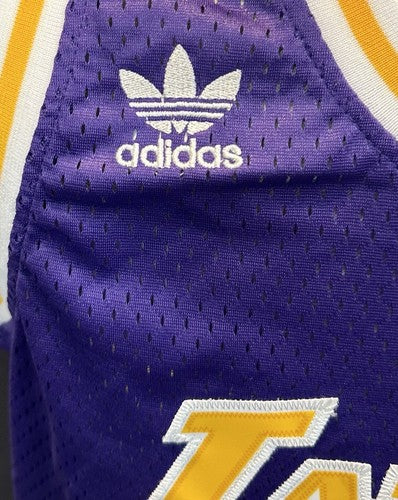 Kareem Abdul Jabbar Signed 1979-80 Adidas LA Lakers Jersey HOF Autograph PSA COA