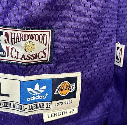 Kareem Abdul Jabbar Signed 1979-80 Adidas LA Lakers Jersey HOF Autograph PSA COA