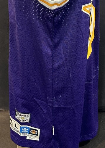 Kareem Abdul Jabbar Signed 1979-80 Adidas LA Lakers Jersey HOF Autograph PSA COA