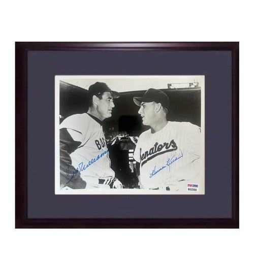 Ted Williams Harmon Killebrew Signed 8x10 Framed Photo Hof Auto Red Sox PSA LOA