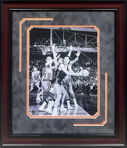 Jim Boeheim Syracuse Signed 11x14 Framed Photo Vs Bill Bradley 1964 Auto Steiner